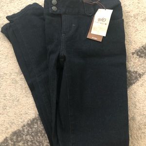 Womens Dark Blue Skinny Jeans